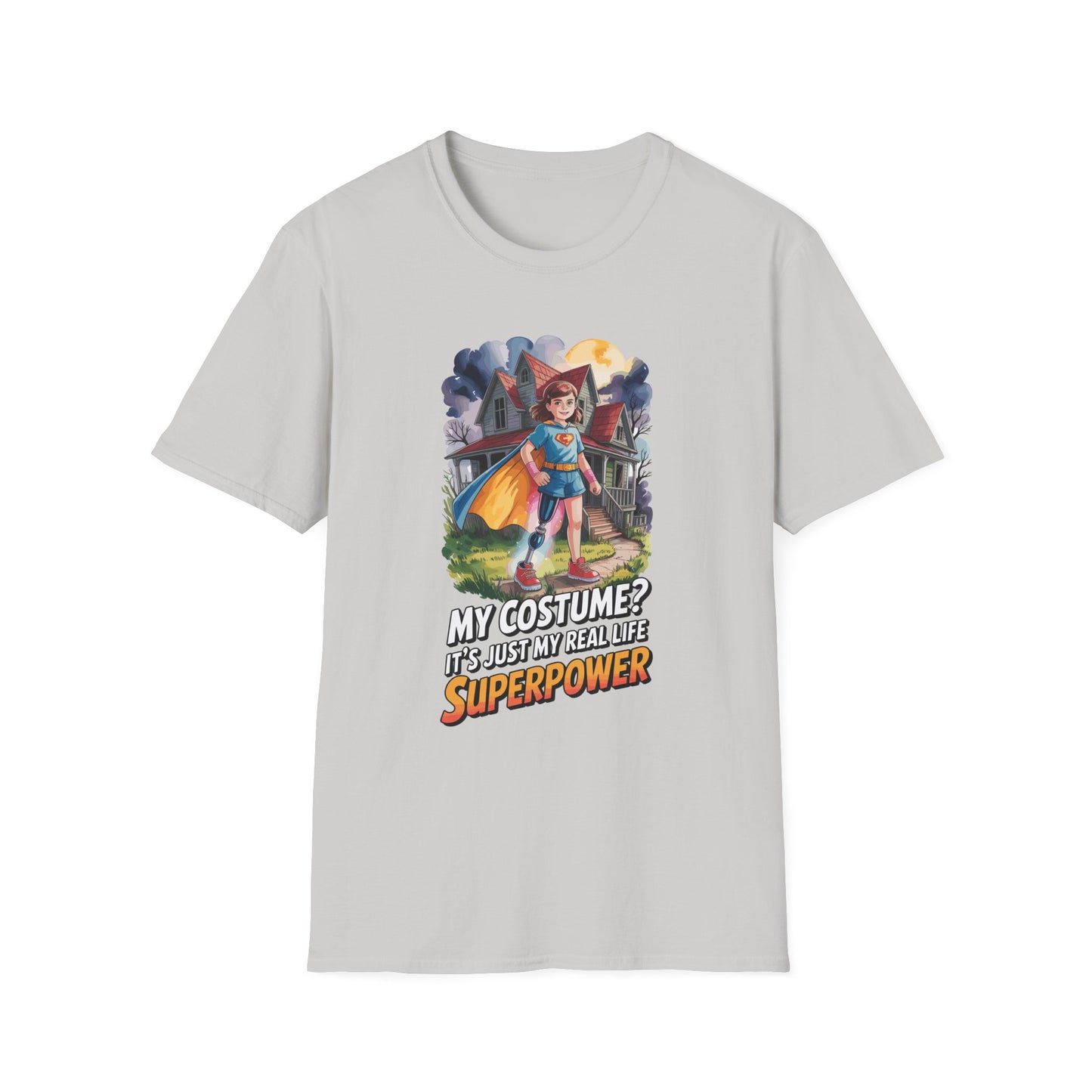 Amputee Humor, Limb Loss Awareness Tee, My Costume Is My Superpower V1