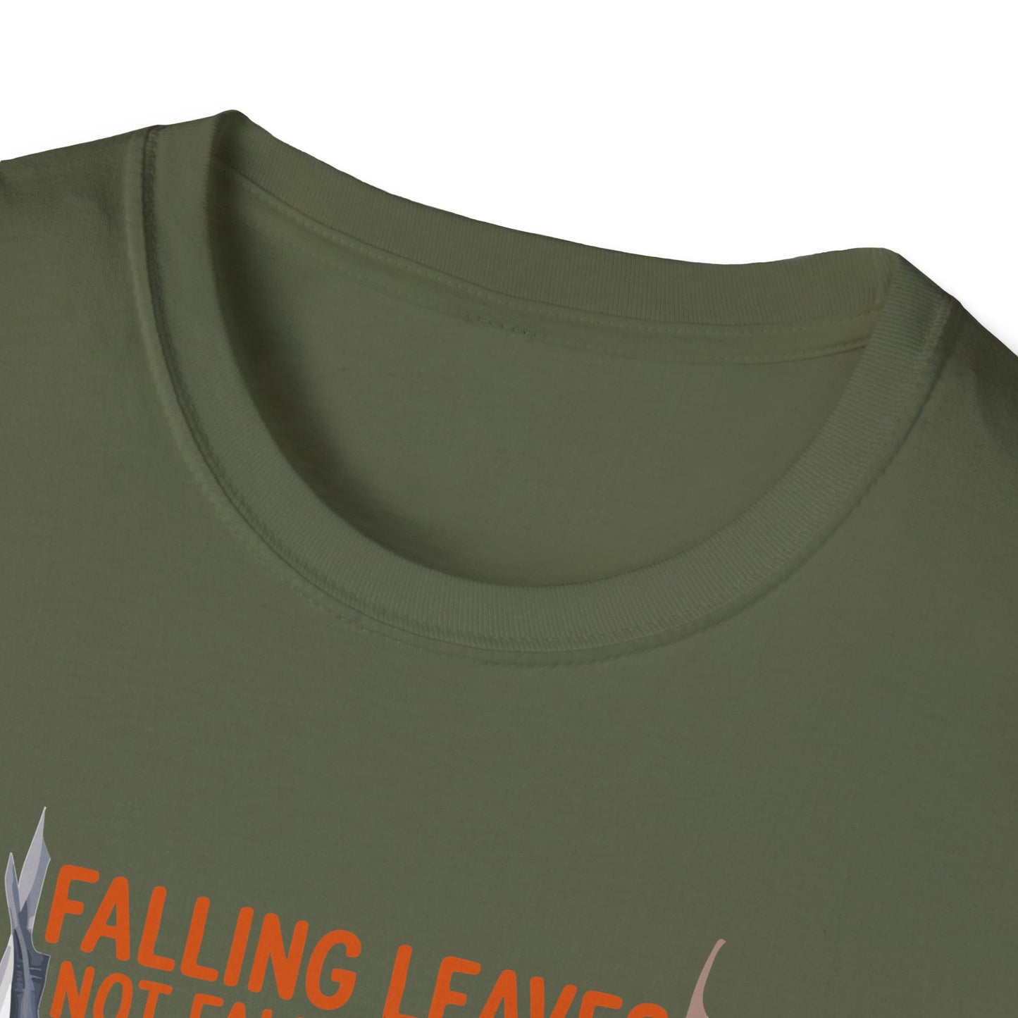 Amputee Humor, Limb Loss Awareness Tee, Falling Leaves Not Behind V1b