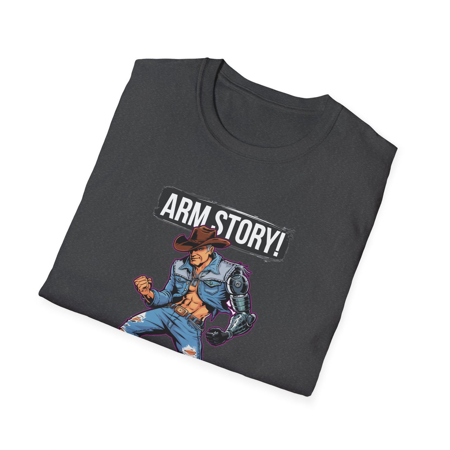 Amputee Humor, Limb Loss Awareness Tee, Arm Story V1 Print