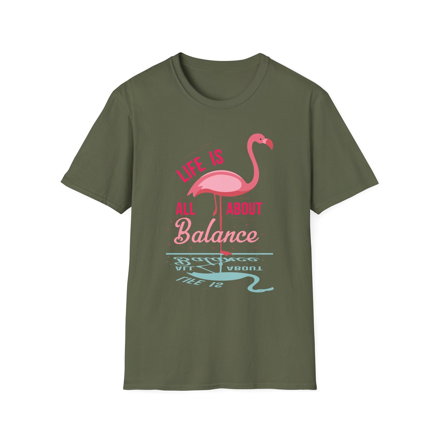 Amputee Humor, Limb Loss Awareness Tee, Flaming0 Lifes About Balance 2x 3x Tshirt Print