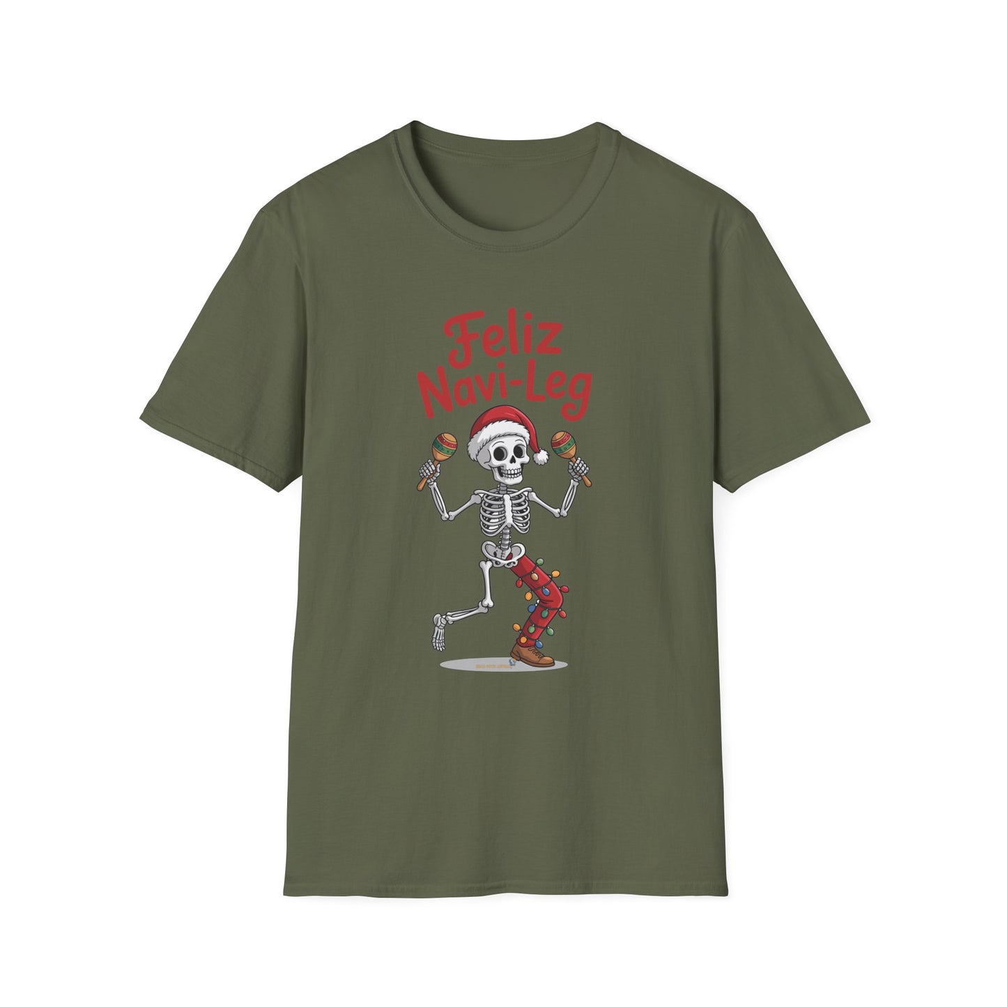 Amputee Humor, Limb Loss Awareness Tee, Feliz Navi Leg V2