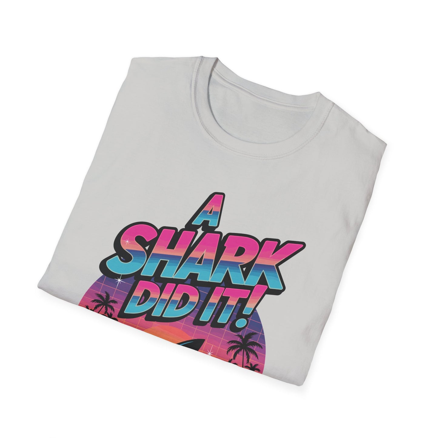 Amputee Humor, Limb Loss Awareness Tee, A Shark Did It V4