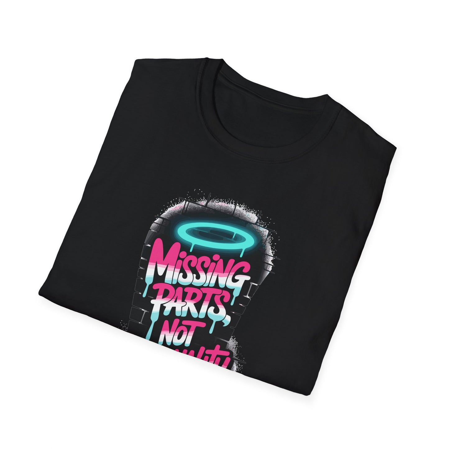 Amputee Humor, Limb Loss Awareness Tee, Missing Parts Not Personality V3