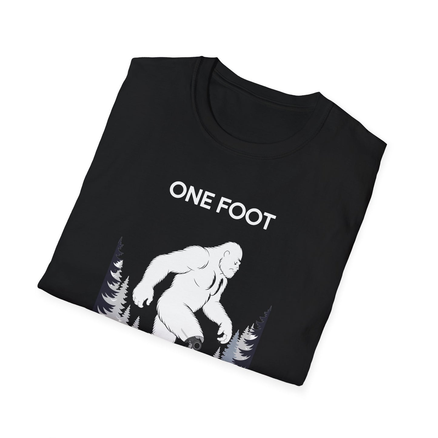Amputee Humor, Limb Loss Awareness Tee, One Foot V3b