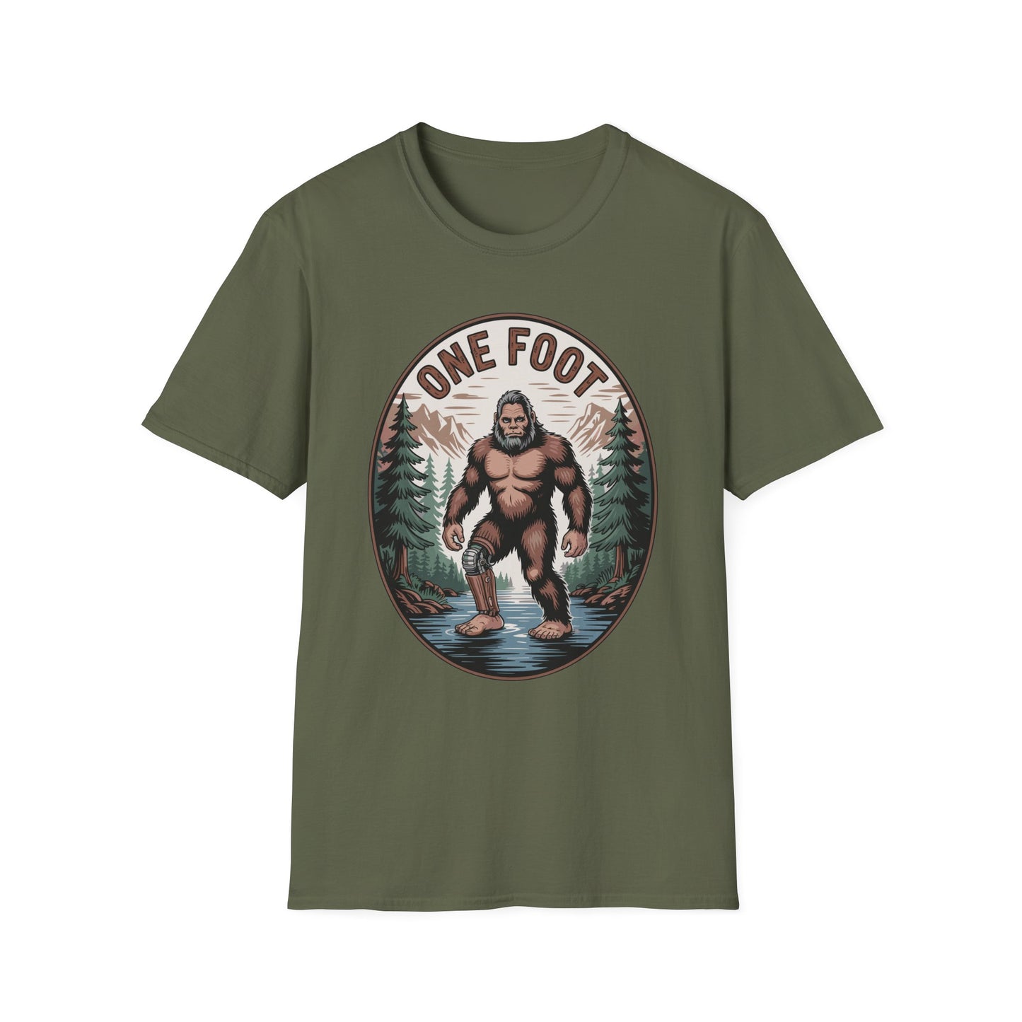 Amputee Humor, Limb Loss Awareness Tee, One Foot V5