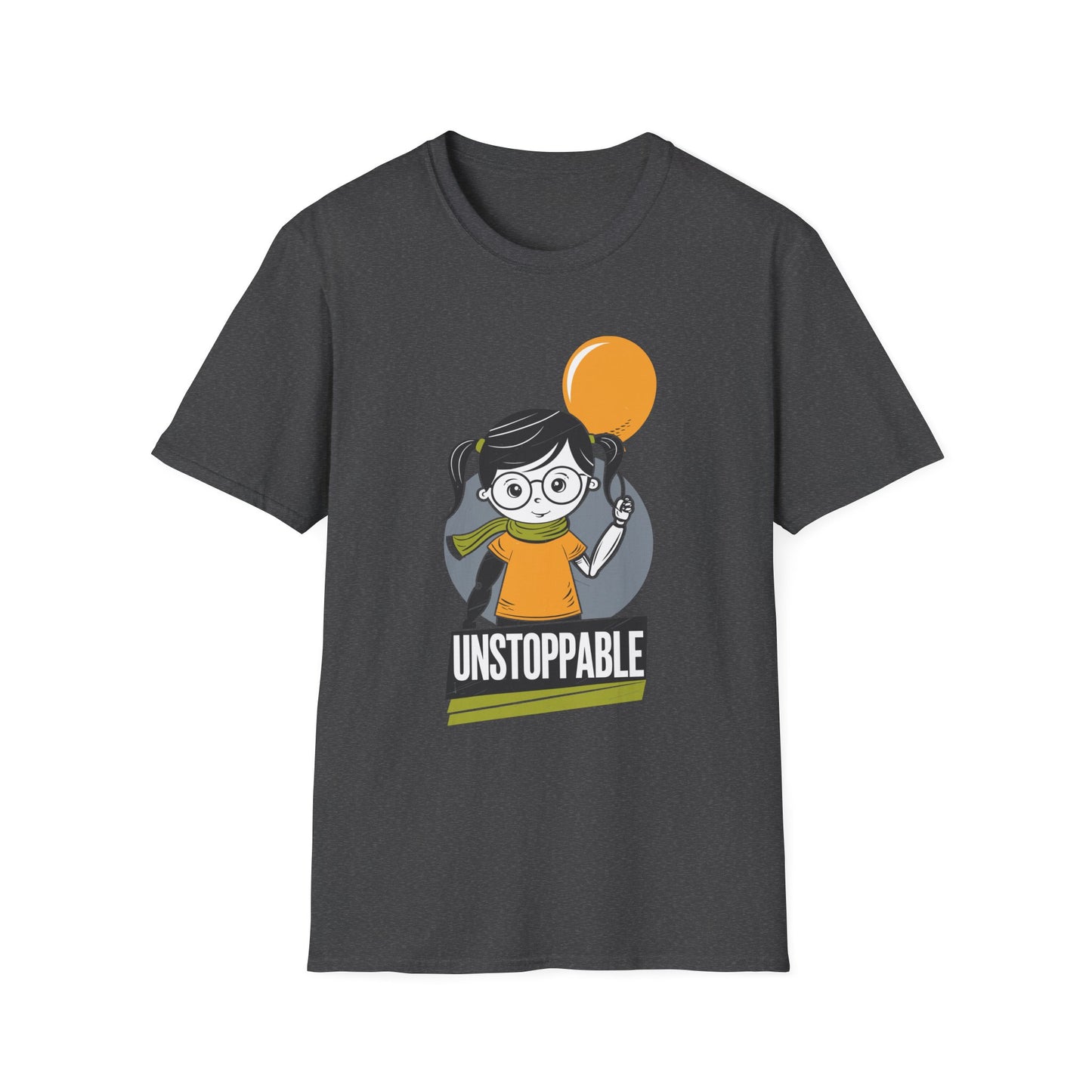 Amputee Humor, Limb Loss Awareness Tee, Arm Amputee Girl Unstoppable V1 Print