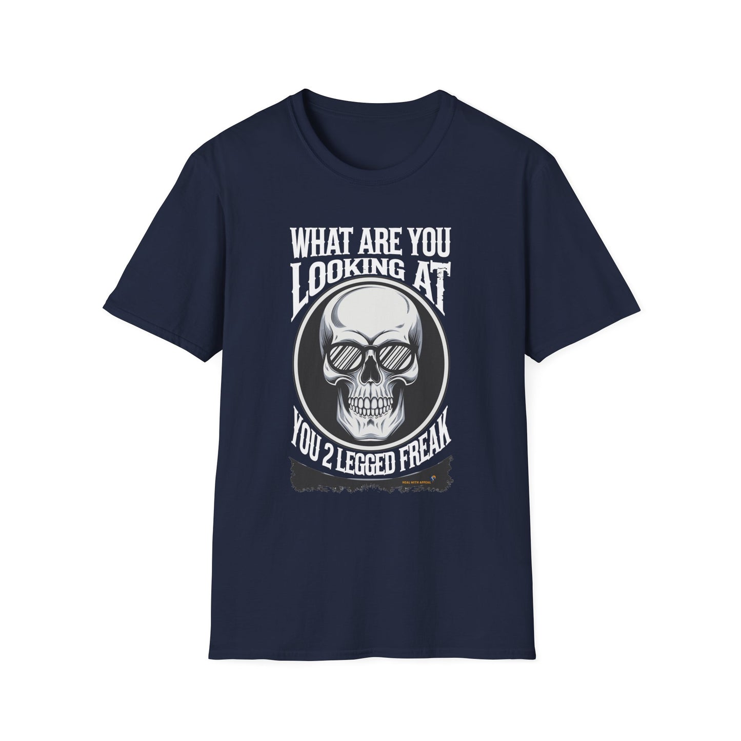 Amputee Humor, Limb Loss Awareness Tee, What R U Looking At V8b Print