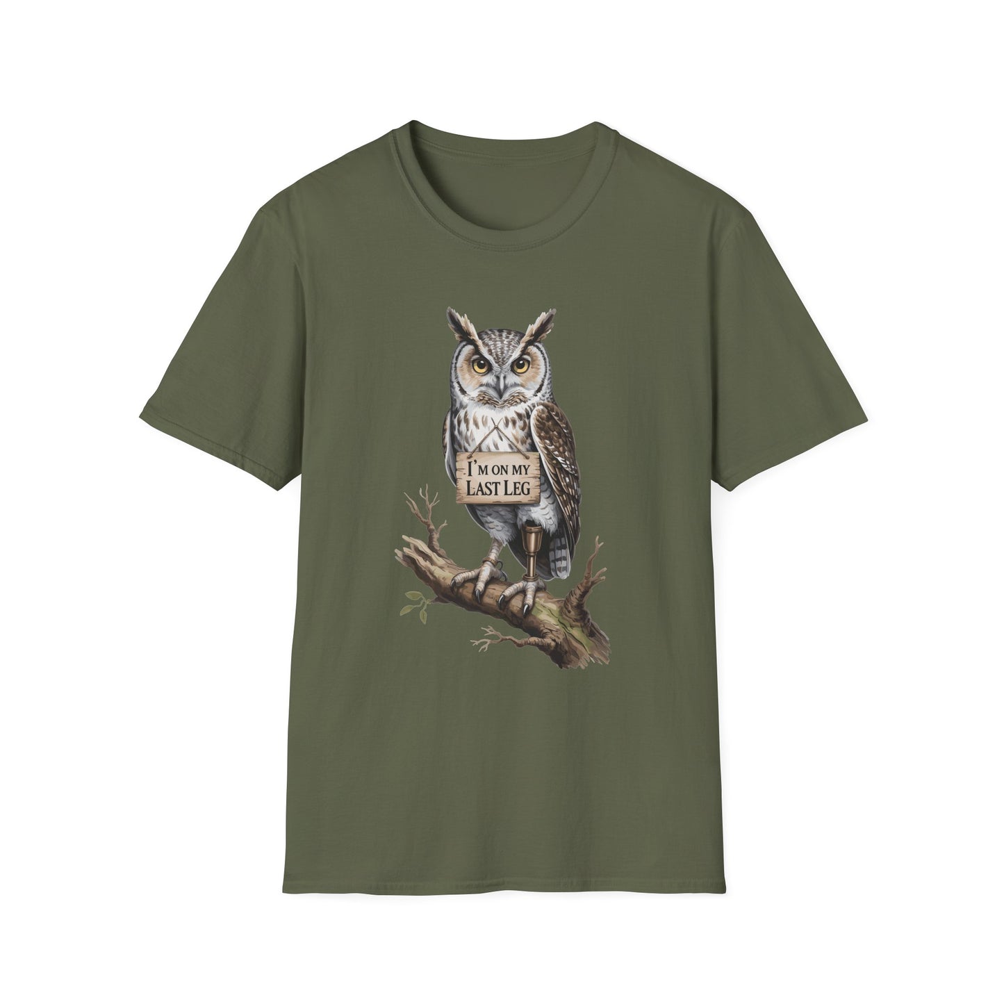 Amputee Humor, Limb Loss Awareness Tee, Owl Tee