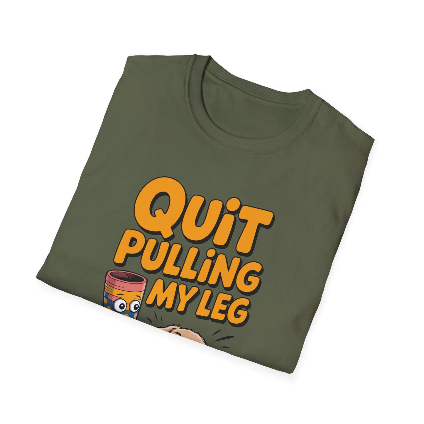 Amputee Humor, Limb Loss Awareness Tee, Quit Pulling My Leg Puppy