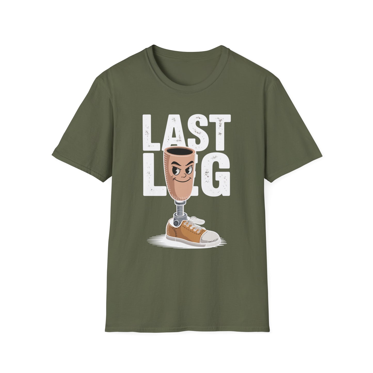 Amputee Humor, Limb Loss Awareness Tee, Im On My Last Leg V2b