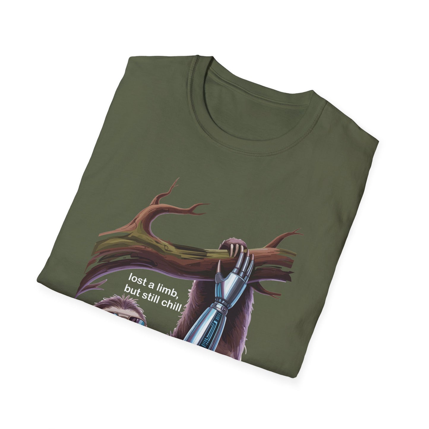 Amputee Humor, Limb Loss Awareness Tee, Sloath Tee V3b