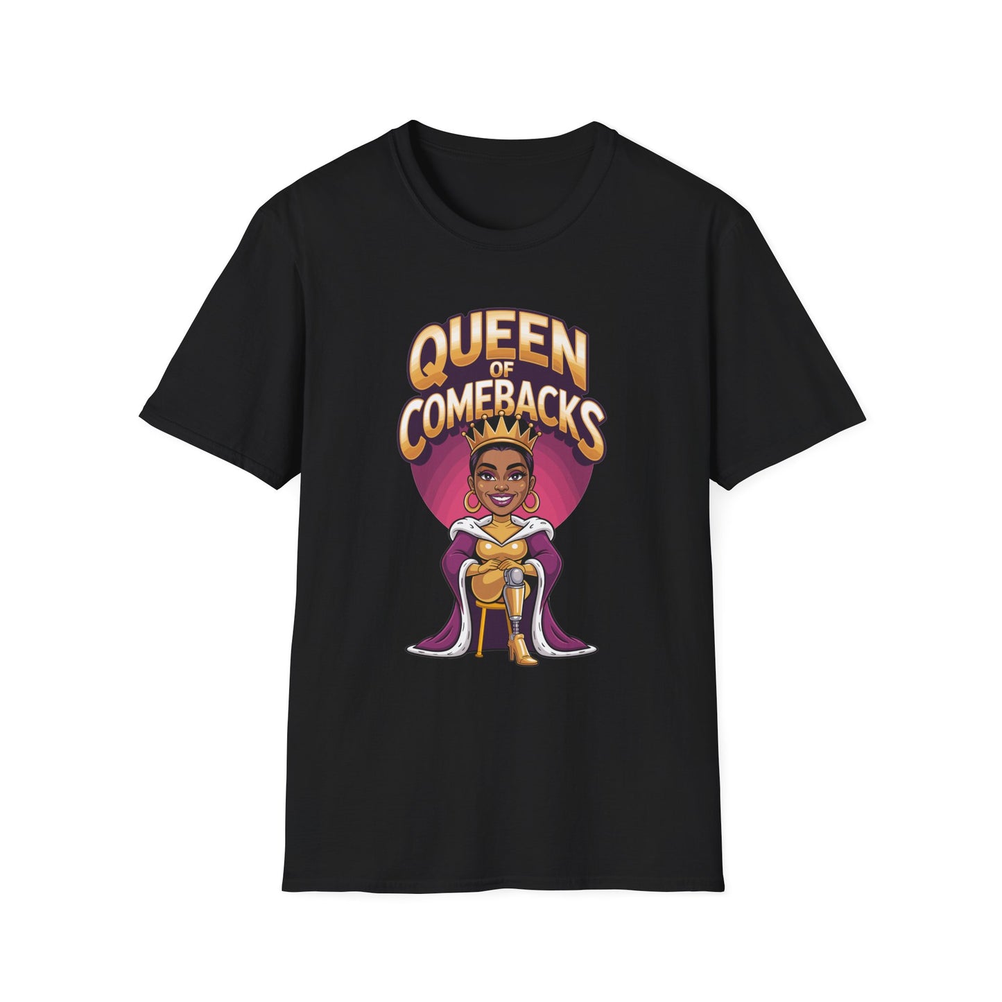 Amputee Humor, Limb Loss Awareness Tee, Queen Of Comebacks V2