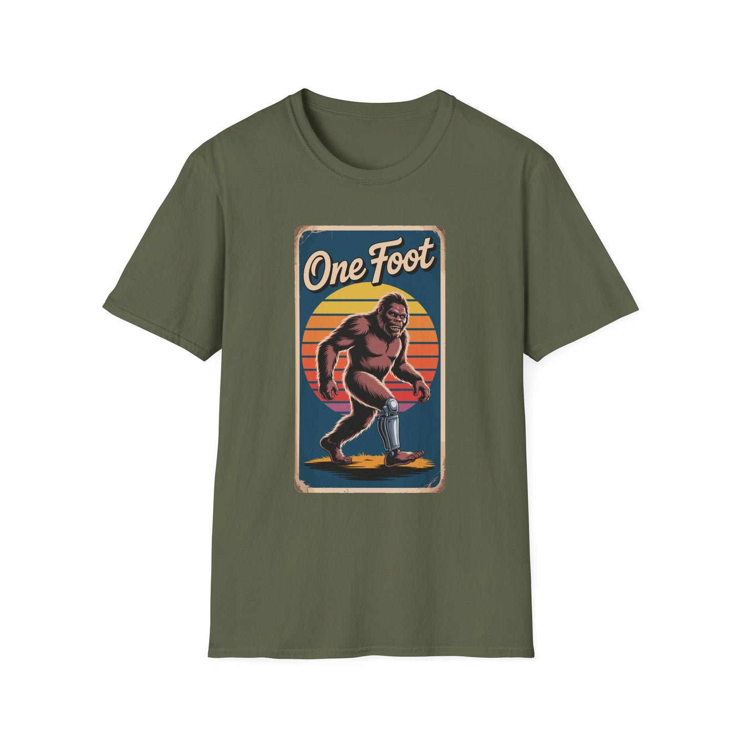 Amputee Humor, Limb Loss Awareness Tee, One Foot V4