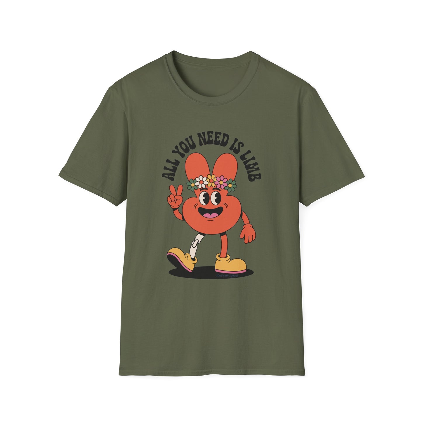 Amputee Humor, Limb Loss Awareness Tee, Funny Amputee All You Need Is Limb V2