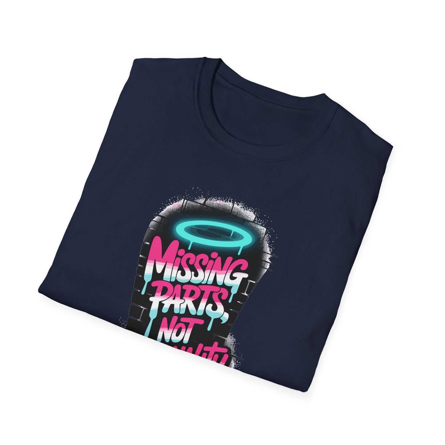Amputee Humor, Limb Loss Awareness Tee, Missing Parts Not Personality V3