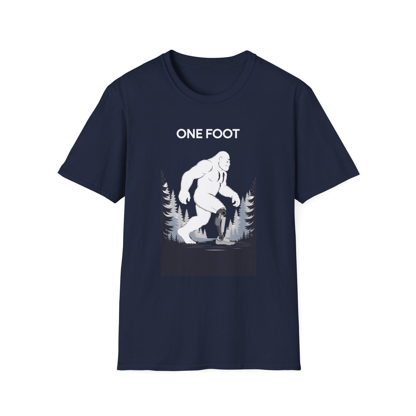 Amputee Humor, Limb Loss Awareness Tee, One Foot V3b