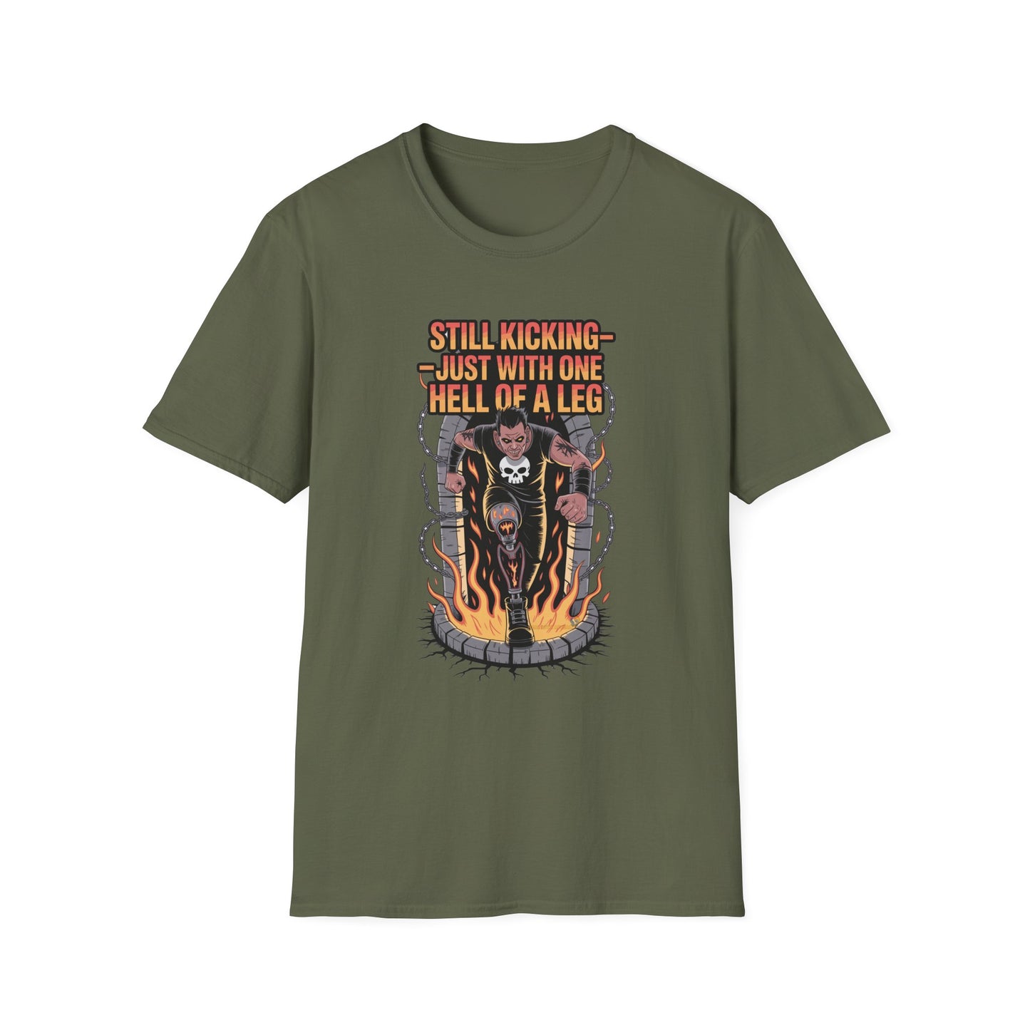 Amputee Humor, Limb Loss Awareness Tee, Hello Of A Leg V1