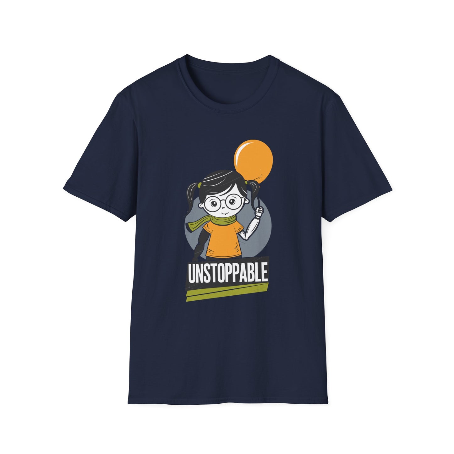 Amputee Humor, Limb Loss Awareness Tee, Arm Amputee Girl Unstoppable V1 Print