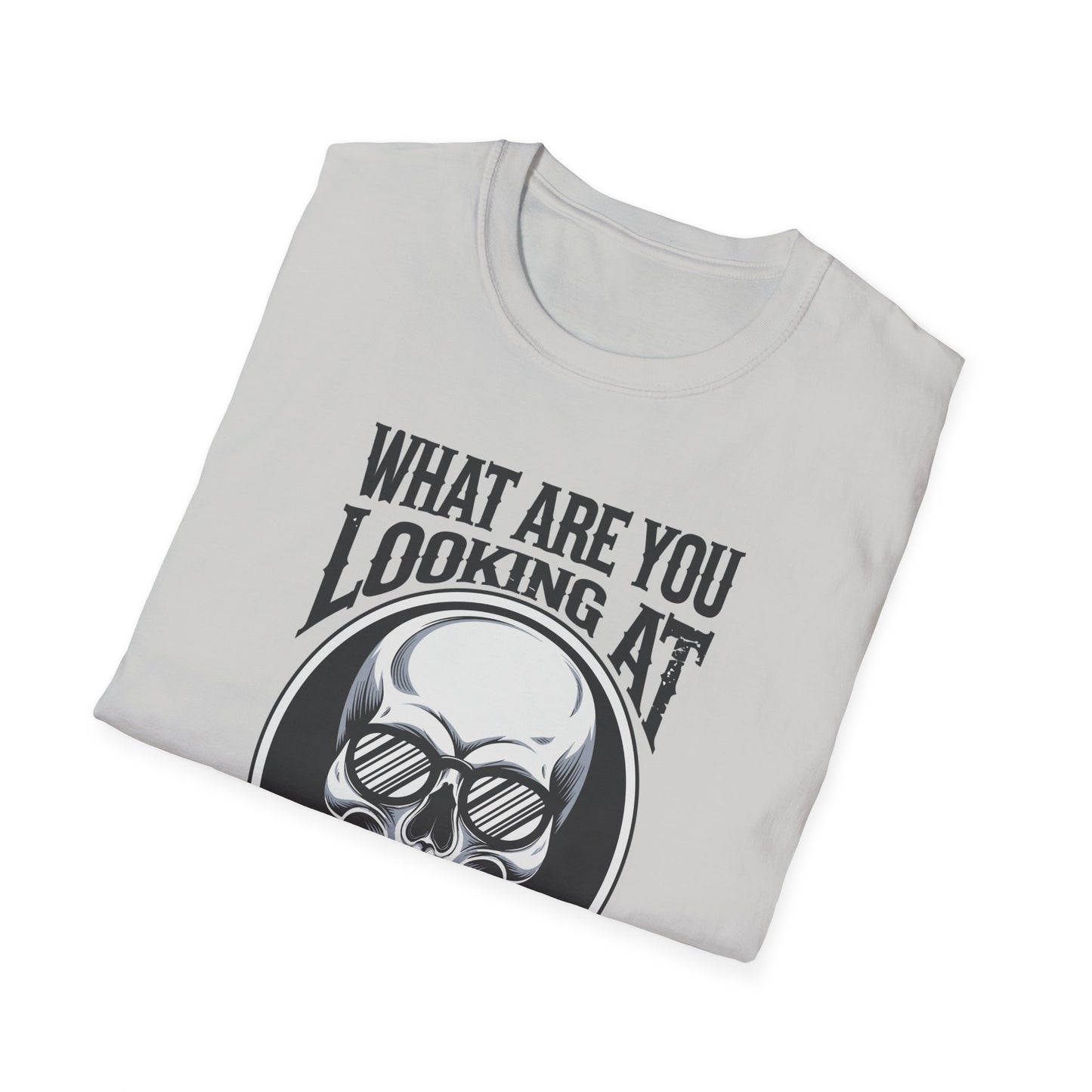 Amputee Humor, Limb Loss Awareness Tee, What R U Looking At V8b Print