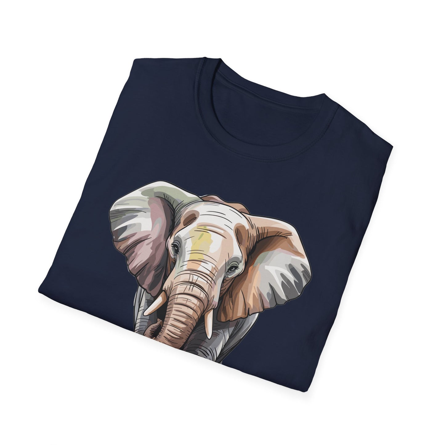 Elephant with Prosthetic Leg T-Shirt — Strong Standing Elephant Design