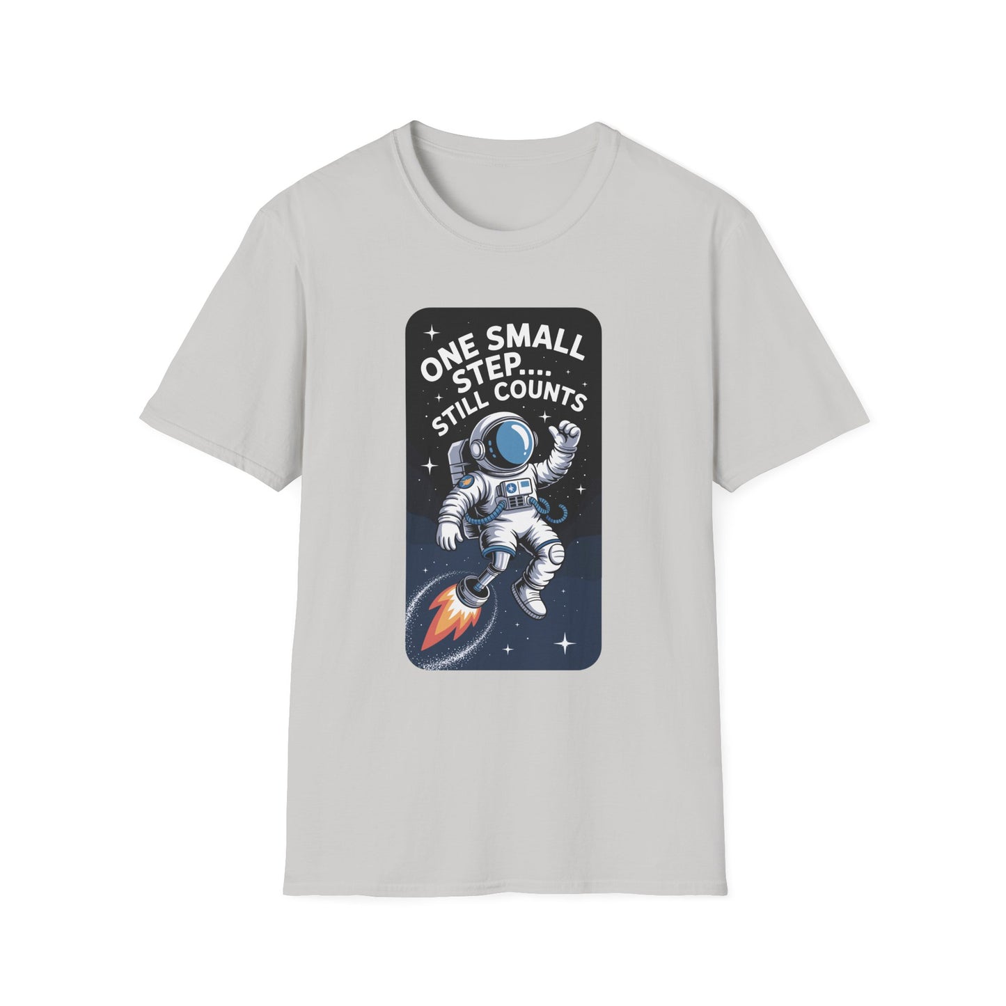 Amputee Humor, Limb Loss Awareness Tee, One Small Step Still V2