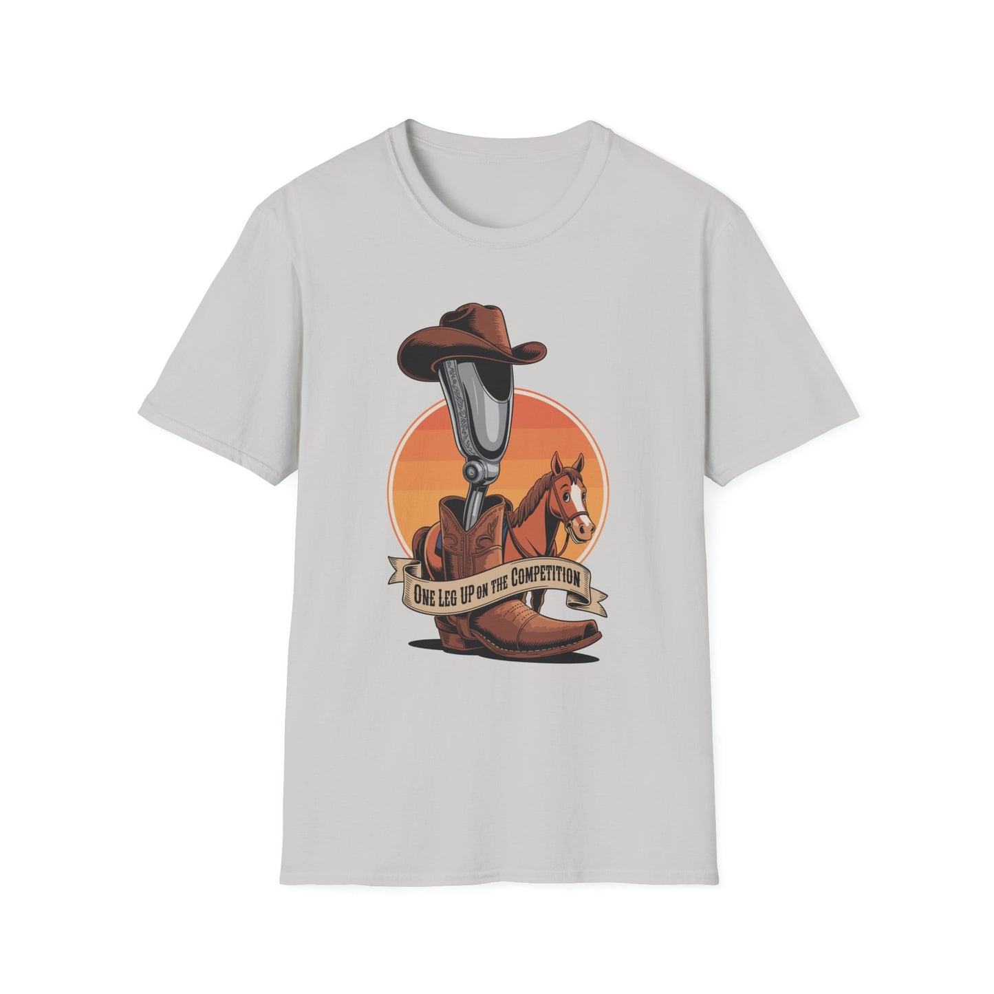 Amputee Humor, Limb Loss Awareness Tee, One Leg Competition