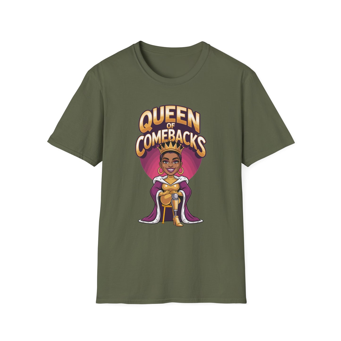 Amputee Humor, Limb Loss Awareness Tee, Queen Of Comebacks V2