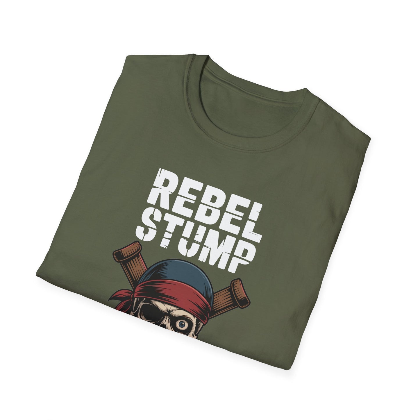 Amputee Humor, Limb Loss Awareness Tee, Rebel Stump V1b