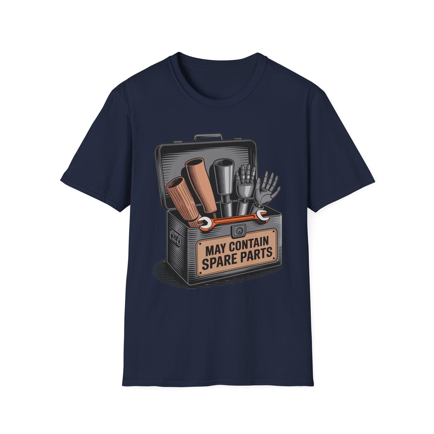 Amputee Humor, Limb Loss Awareness Tee, May Contain After Parts V1