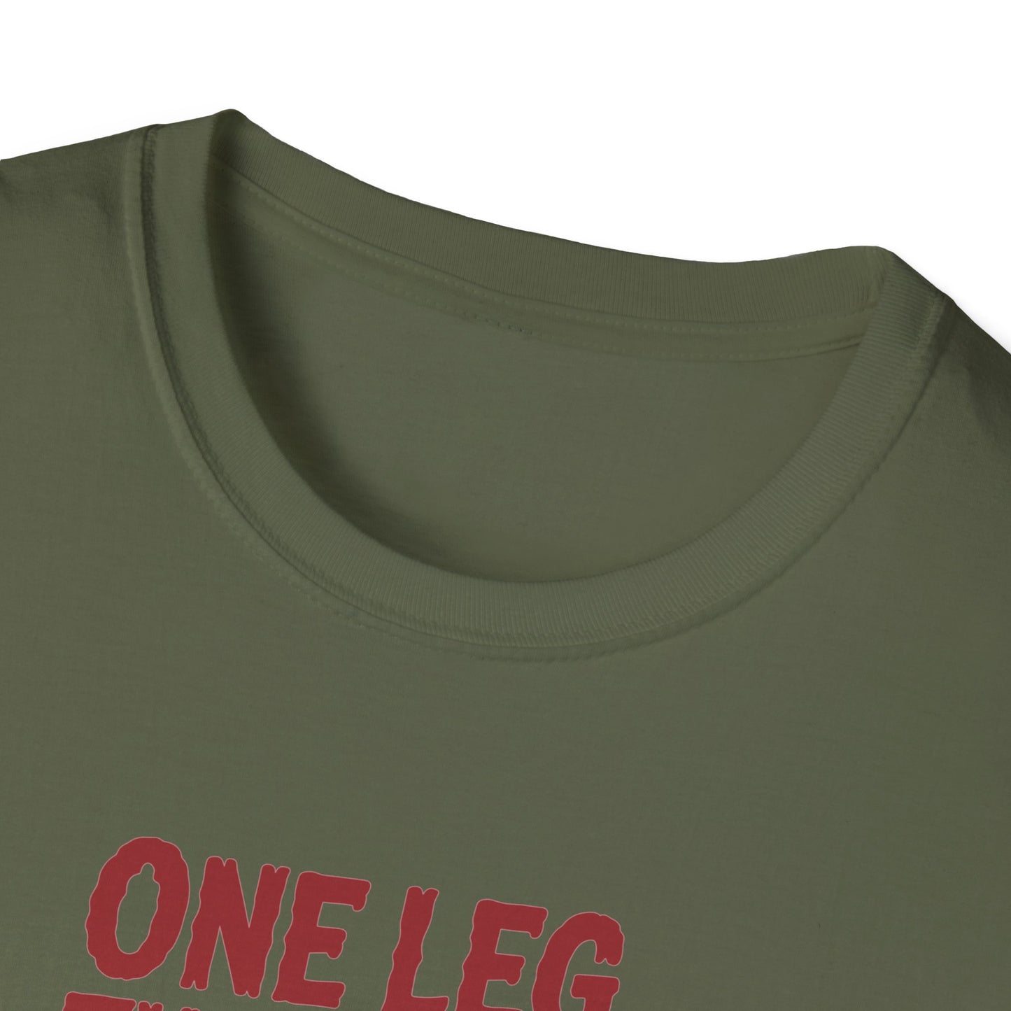 Amputee Humor, Limb Loss Awareness Tee, One Leg Twice The Trouble V1