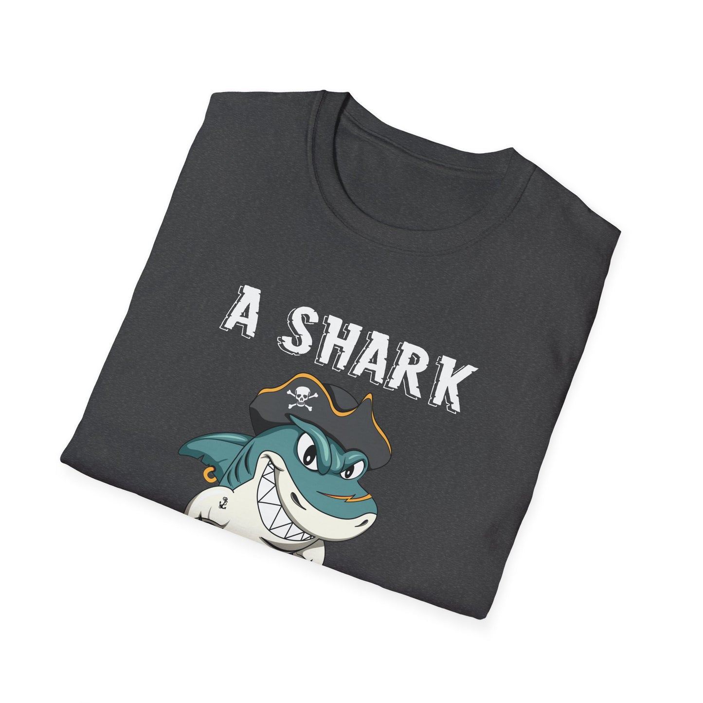 Amputee Humor, Limb Loss Awareness Tee, Shark Week V2 Blk Shrt Print Wm