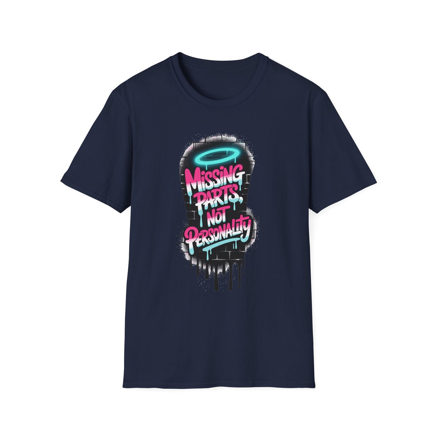 Amputee Humor, Limb Loss Awareness Tee, Missing Parts Not Personality V3