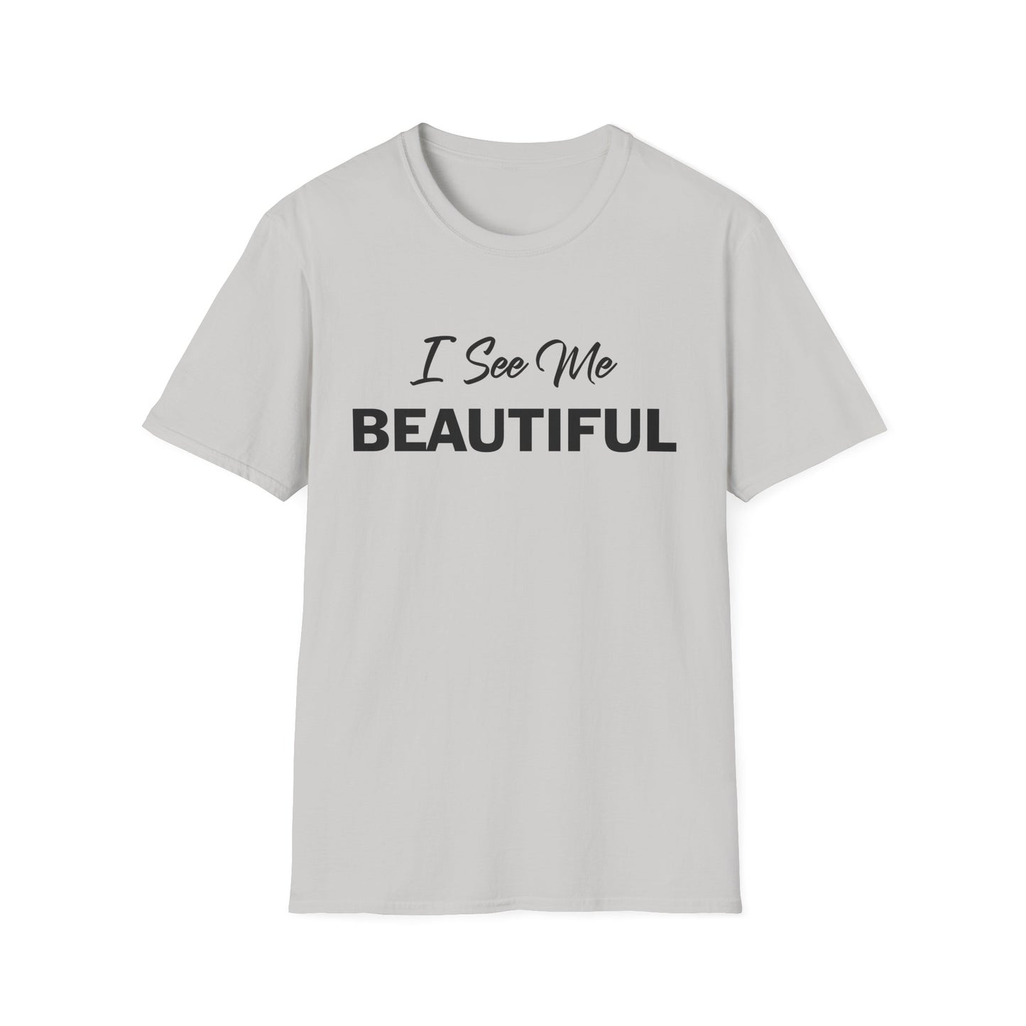 Amputee Humor, Limb Loss Awareness Tee, I See Me Beautiful V1 Blk Print