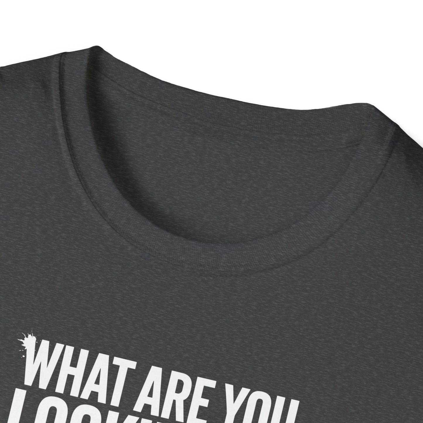 Amputee Humor, Limb Loss Awareness Tee, What R U Looking At V15b Print