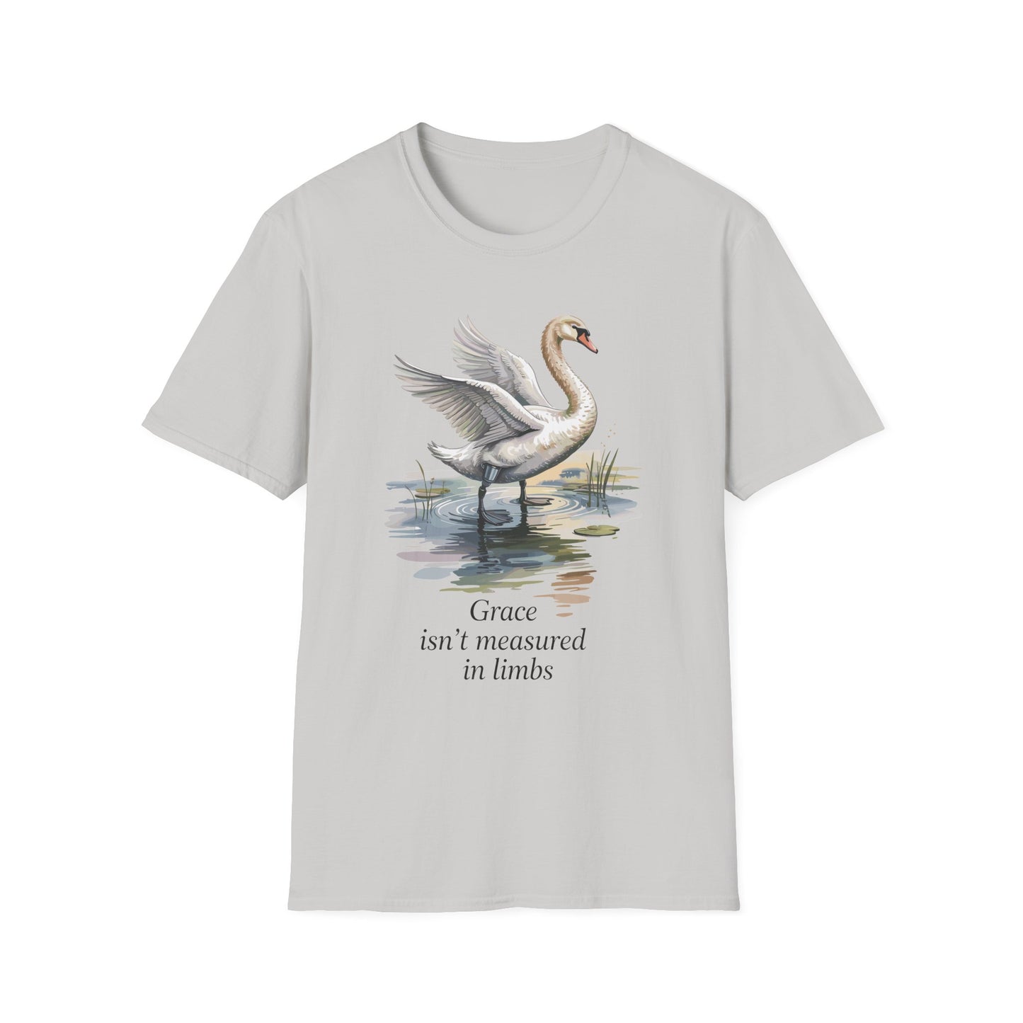 Amputee Humor, Limb Loss Awareness Tee, Swan Tee V1b