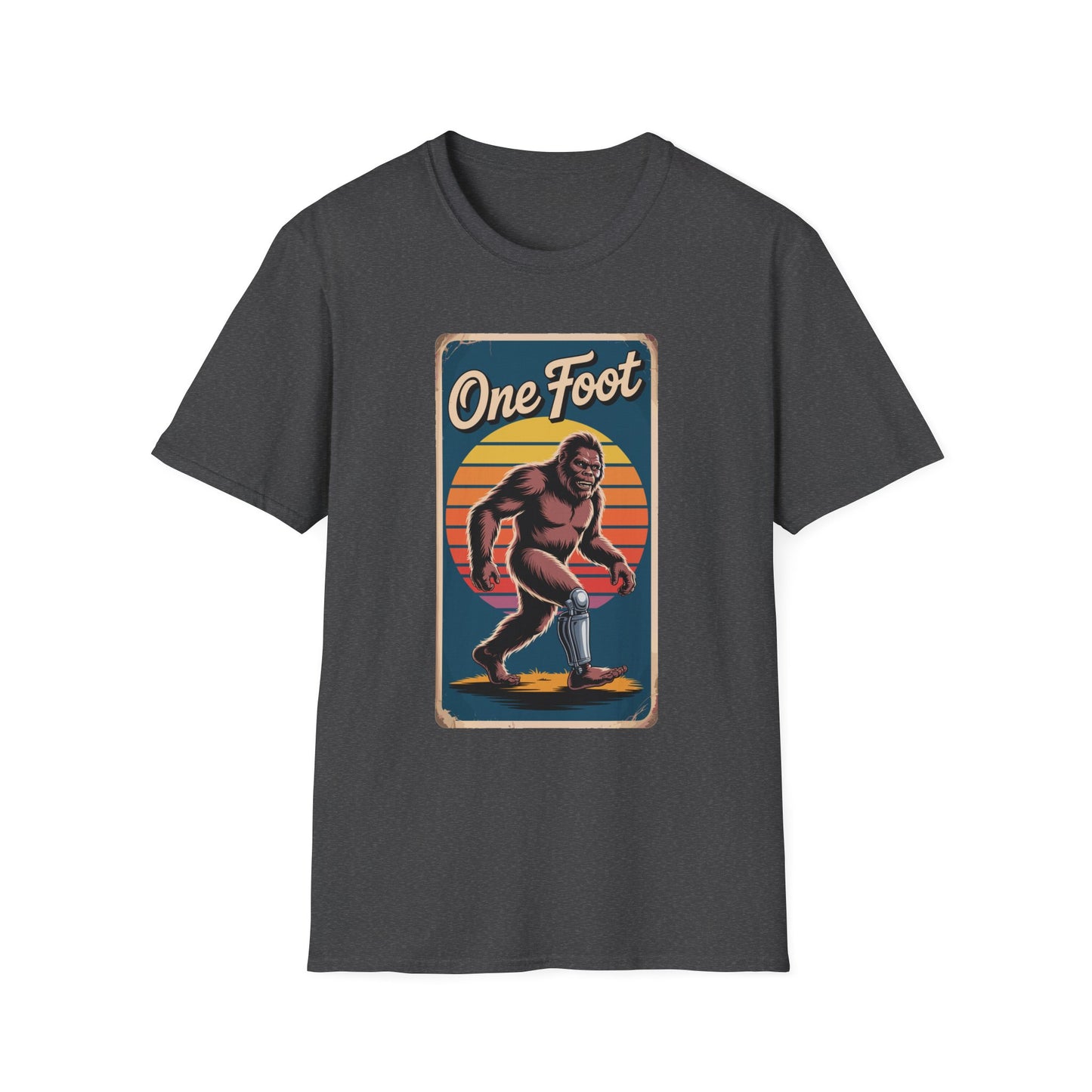 Amputee Humor, Limb Loss Awareness Tee, One Foot V4