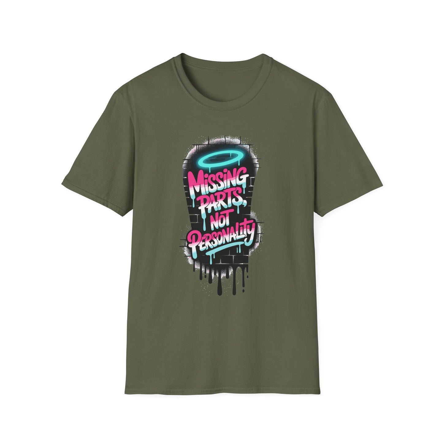 Amputee Humor, Limb Loss Awareness Tee, Missing Parts Not Personality V3