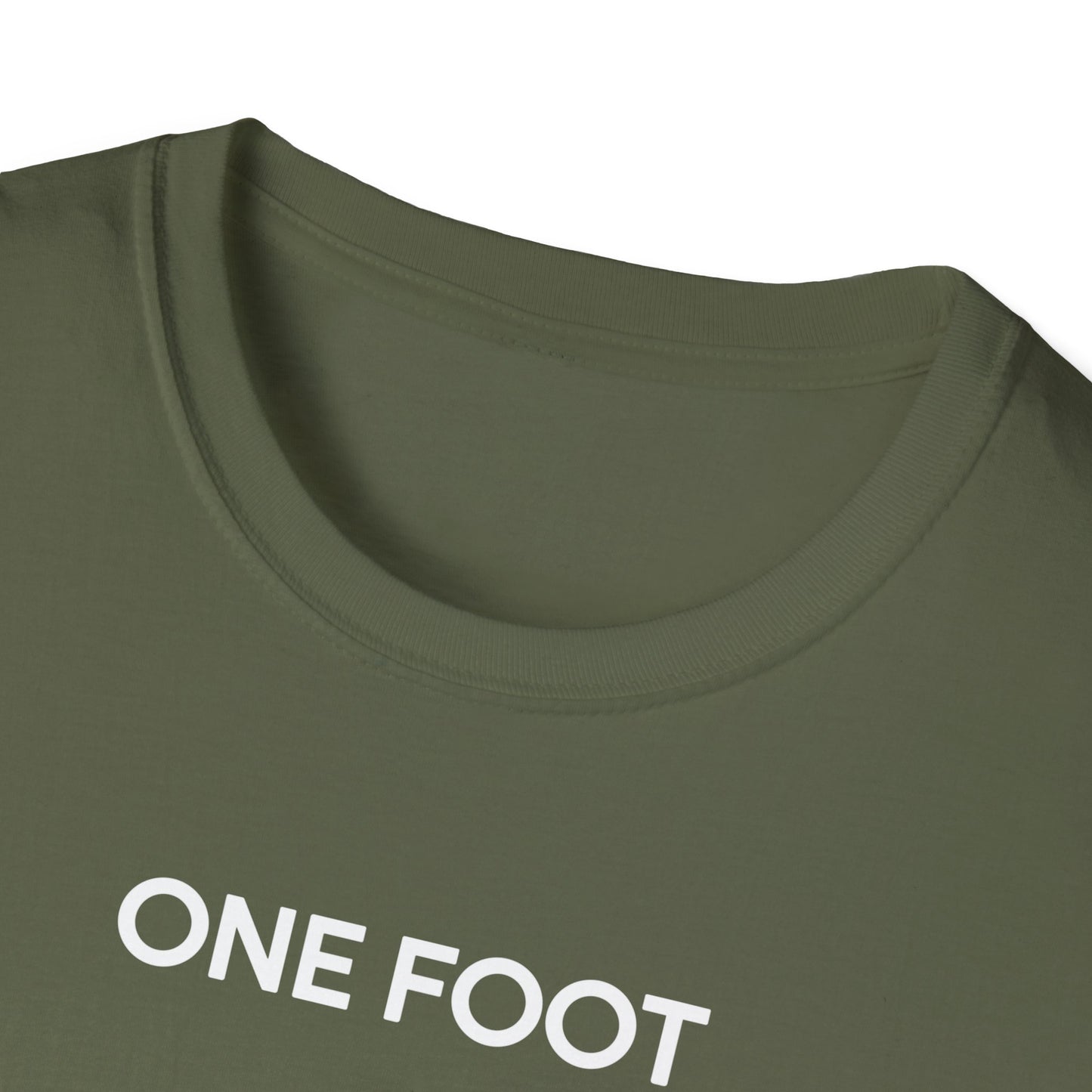 Amputee Humor, Limb Loss Awareness Tee, One Foot V3b
