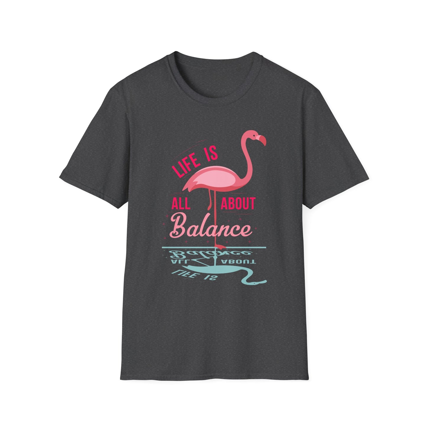 Amputee Humor, Limb Loss Awareness Tee, Flaming0 Lifes About Balance 2x 3x Tshirt Print