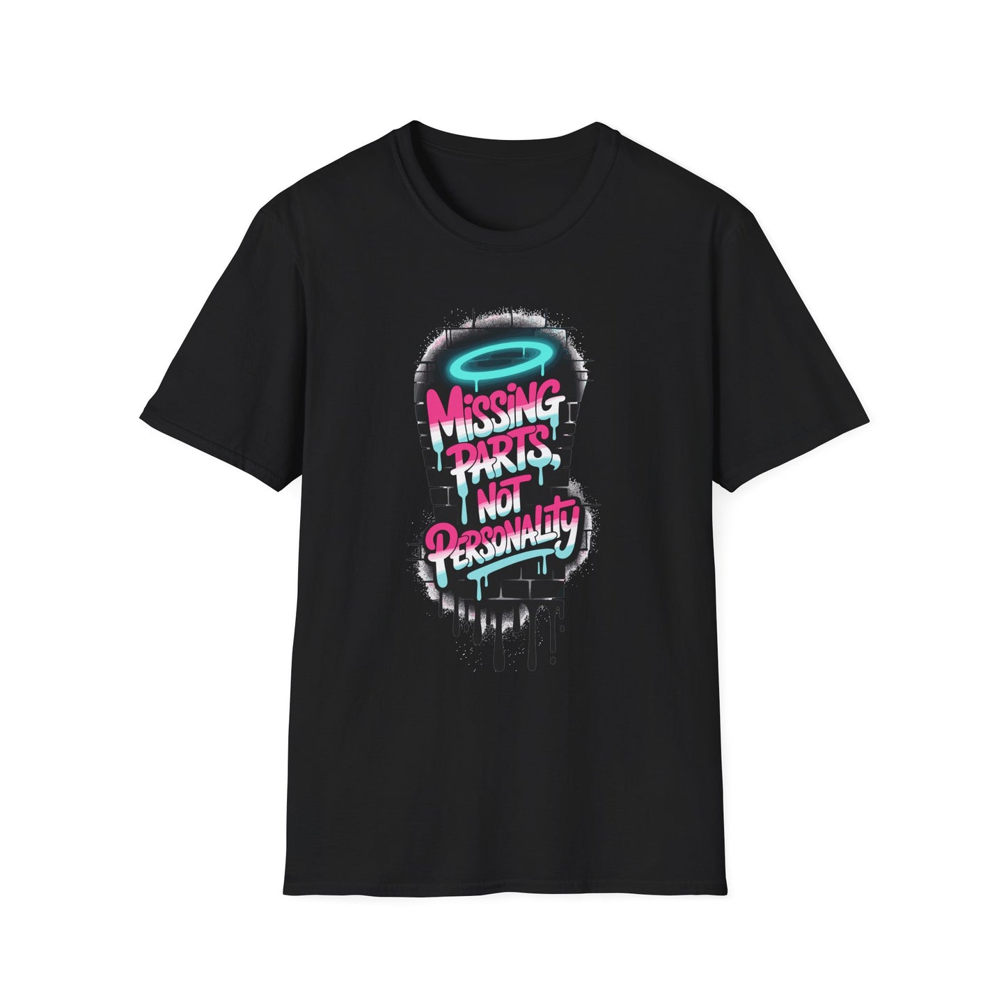 Amputee Humor, Limb Loss Awareness Tee, Missing Parts Not Personality V3