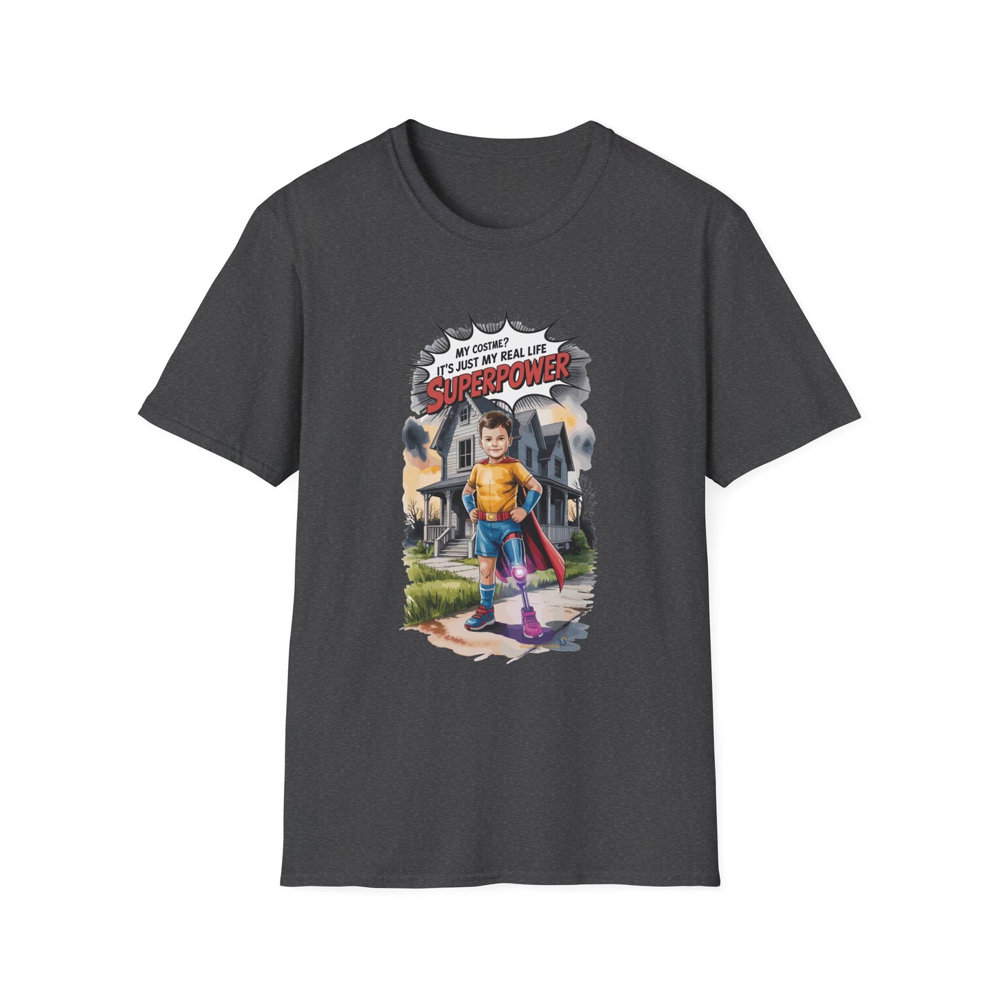 Amputee Humor, Limb Loss Awareness Tee, My Costume Is My Superpower V4