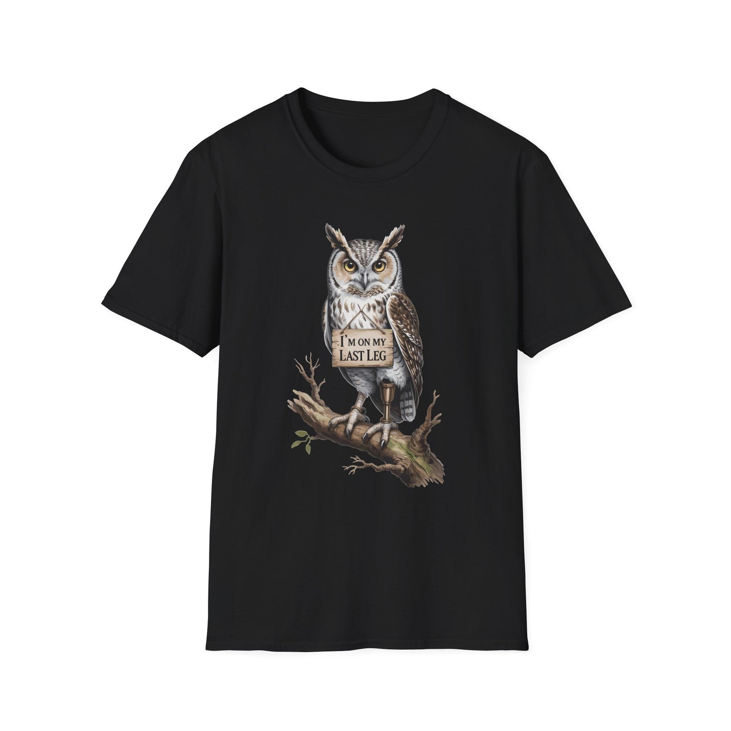 Amputee Humor, Limb Loss Awareness Tee, Owl Tee