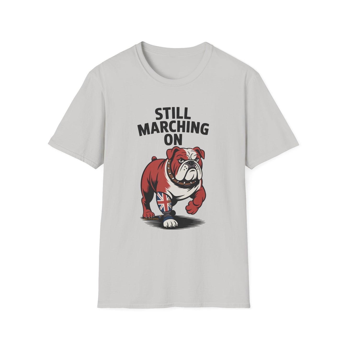 Amputee Humor, Limb Loss Awareness Tee, Still Marching On V2b