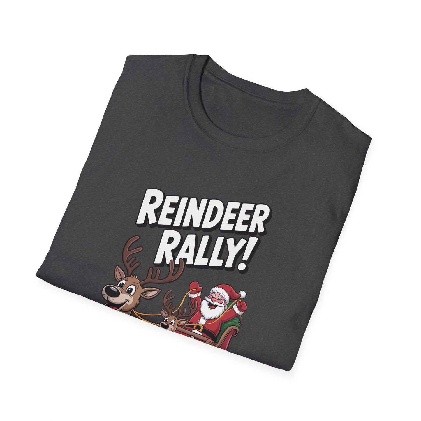 Amputee Humor, Limb Loss Awareness Tee, Reindeer Rally Leg V1