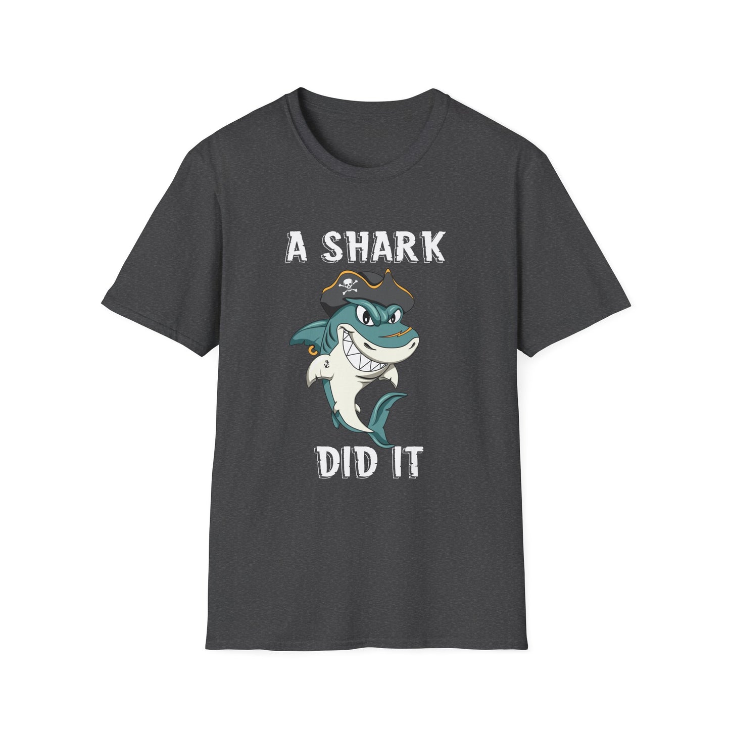 Amputee Humor, Limb Loss Awareness Tee, Shark Week V2 Blk Shrt Print Wm