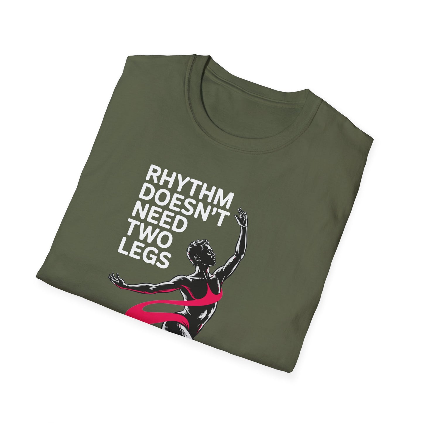 Amputee Humor, Limb Loss Awareness Tee, Inspirational Amputee Dancer V2b