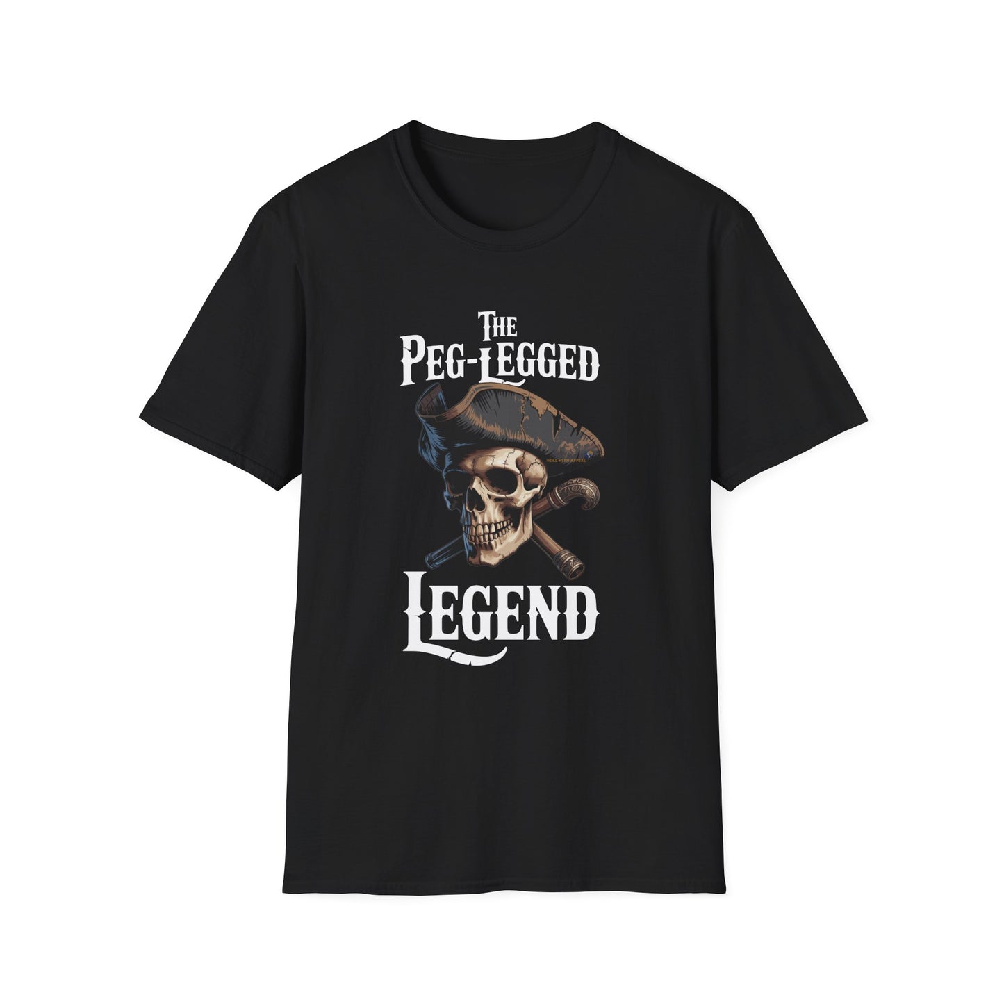 Amputee Humor, Limb Loss Awareness Tee, Peg Leggend Legend V1b