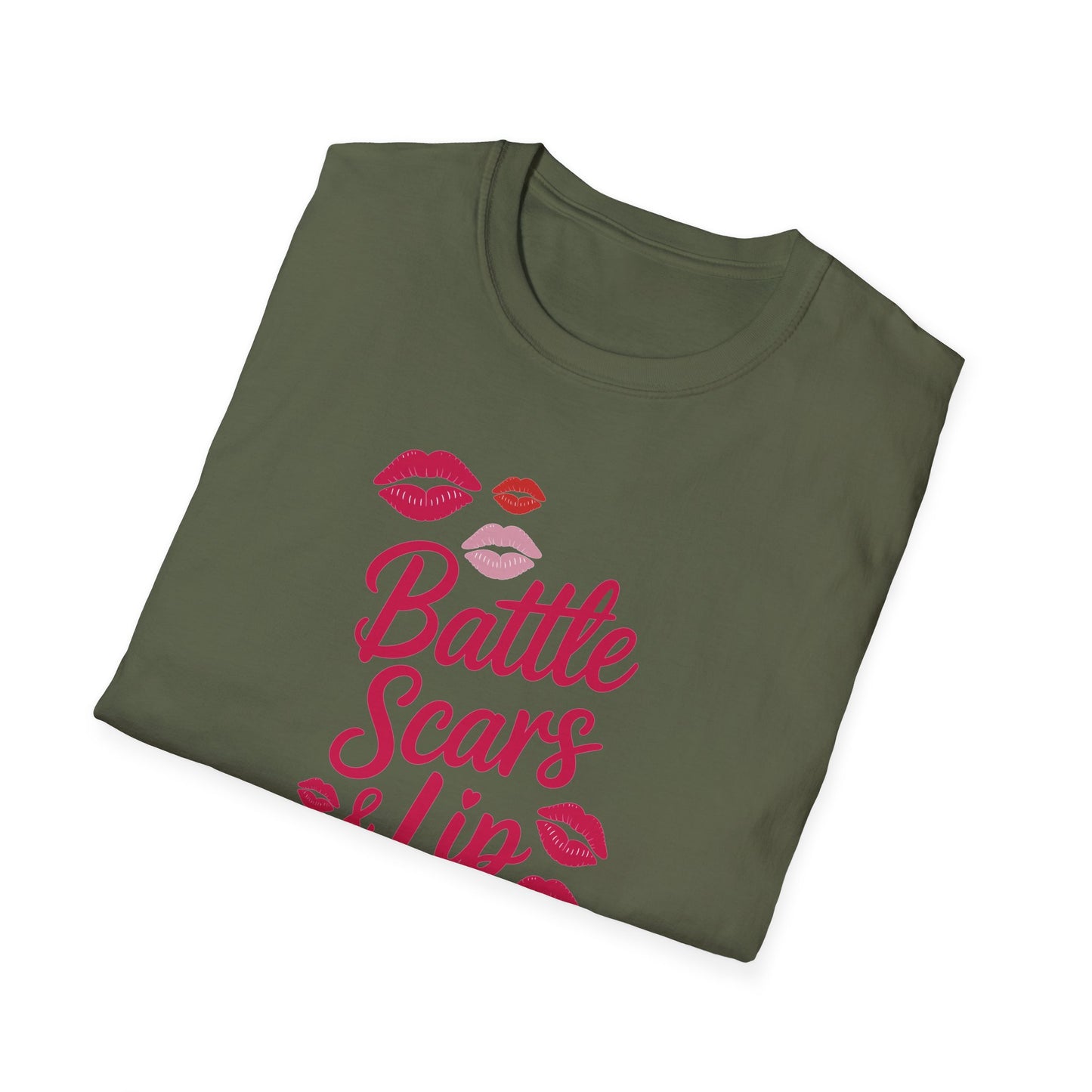 Amputee Humor, Limb Loss Awareness Tee, Battle Scars N Lip Gloss V2