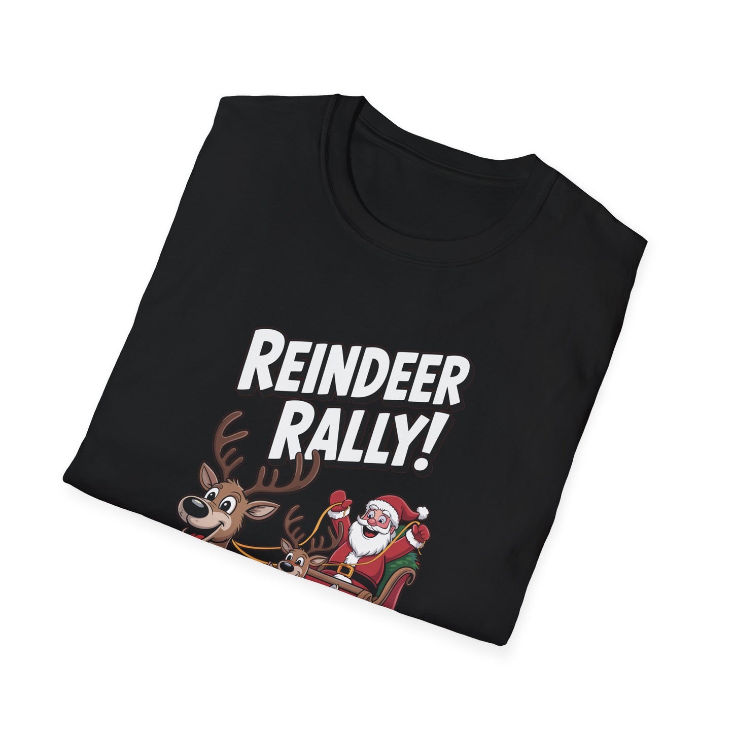 Amputee Humor, Limb Loss Awareness Tee, Reindeer Rally Leg V1