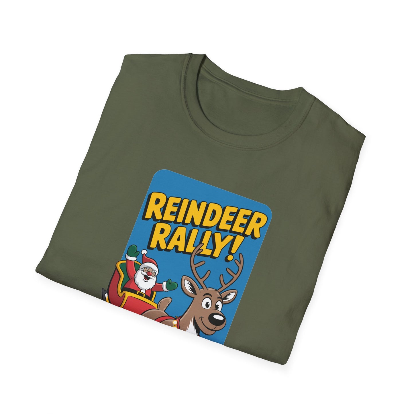 Amputee Humor, Limb Loss Awareness Tee, Reindeer Rally Leg V2